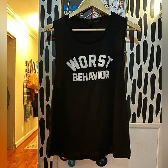 Worst Behavior Muscle Tank - By Private Party - Picture 2 of 4